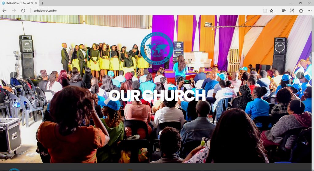Bethel Church for all nations launches a colourful official website